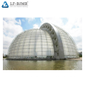 Xuzhou Factory Supply Aço de aço leve Trelida Curvada Skilight Glass Atrium Roof
